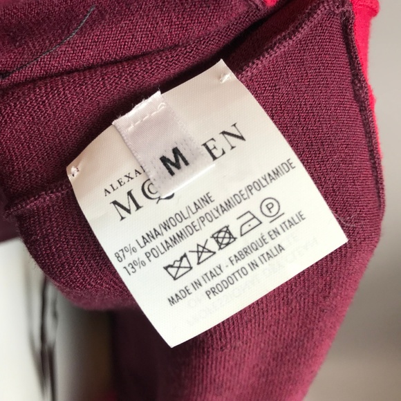 Alexander McQueen Wool Colorblock A Line Dress M - Picture 5 of 8